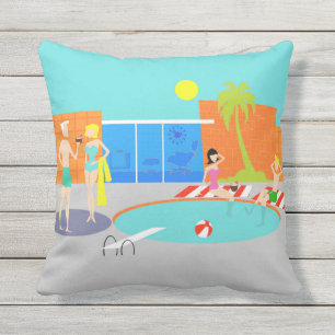 Almohada al aire libre de la fiesta en la piscina