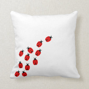 Almohada al aire libre de la mariquita