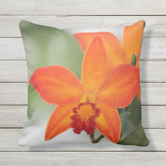 Almohada al aire libre de la orquídea tropical