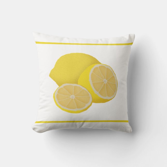 Almohada al aire libre de los limones (Anverso)