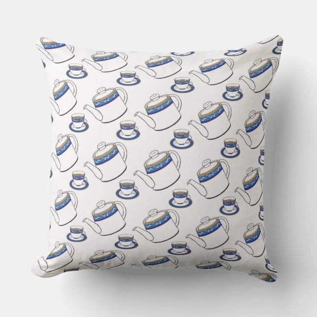 almohada al aire libre de tiempo de té (Anverso)