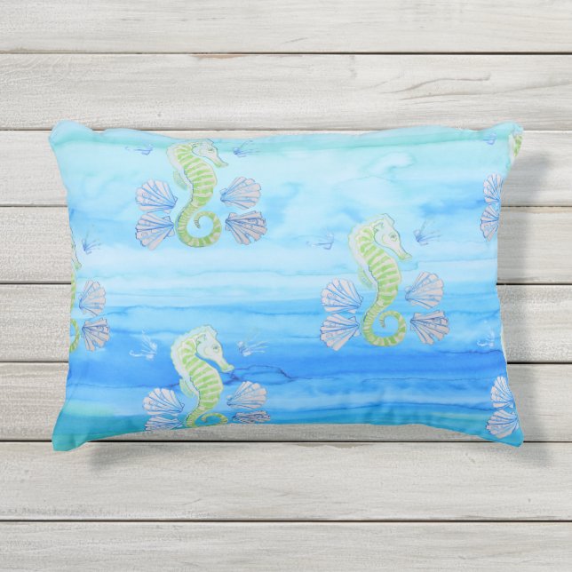 Almohada al aire libre del Seahorse estupendo de (Anverso)