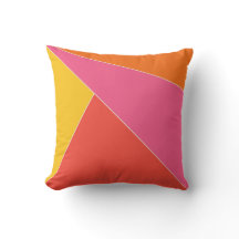 Almohada al aire libre geométrica del verano