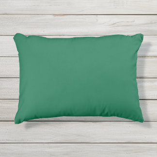 Almohada al aire libre verde oscuro