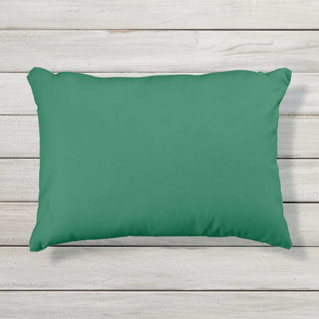 Almohada al aire libre verde oscuro (Anverso)