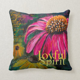 Almohada alegre de Coneflower del alcohol