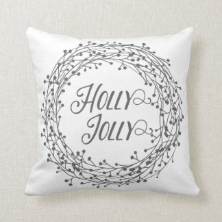 Almohada alegre del acebo
