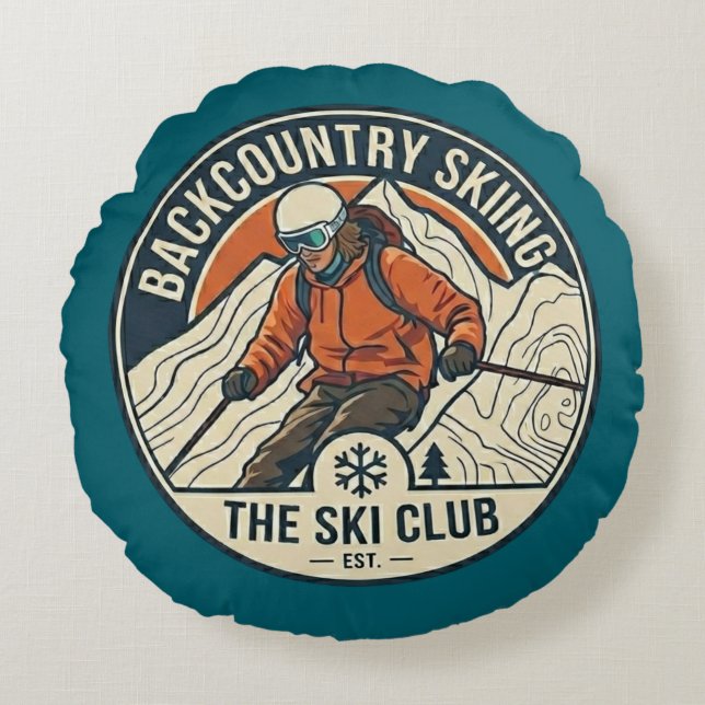Almohada Alpine Ski Trail Blazer (Anverso)