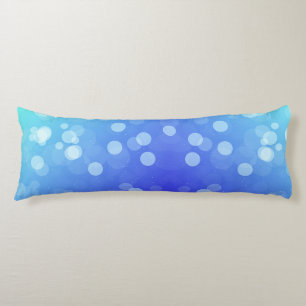 Almohada alta con diseño de gradiente azul