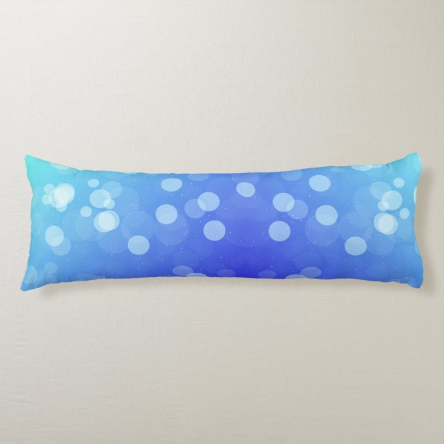 Almohada alta con diseño de gradiente azul (Anverso)