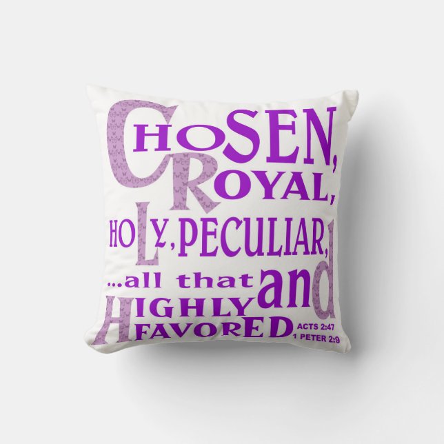 almohada altamente Favored© 16x16 (Anverso)