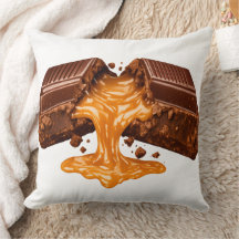 Almohada Amante del Caramelo de Chocolate
