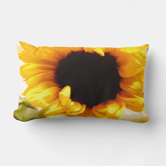 Almohada Amarilla de Girasol (Anverso)