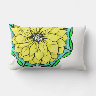 Almohada AMARILLA de Lubar del POINSETTIA