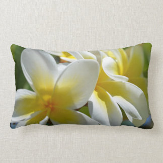 Almohada amarilla del Frangipani