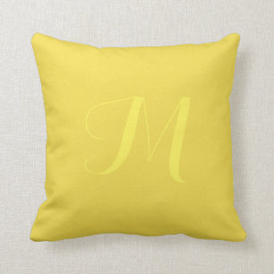 Almohada Amarilla para Lanzar - Personaliza con Mo