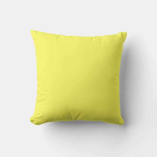almohada amarillo claro suave (Anverso)