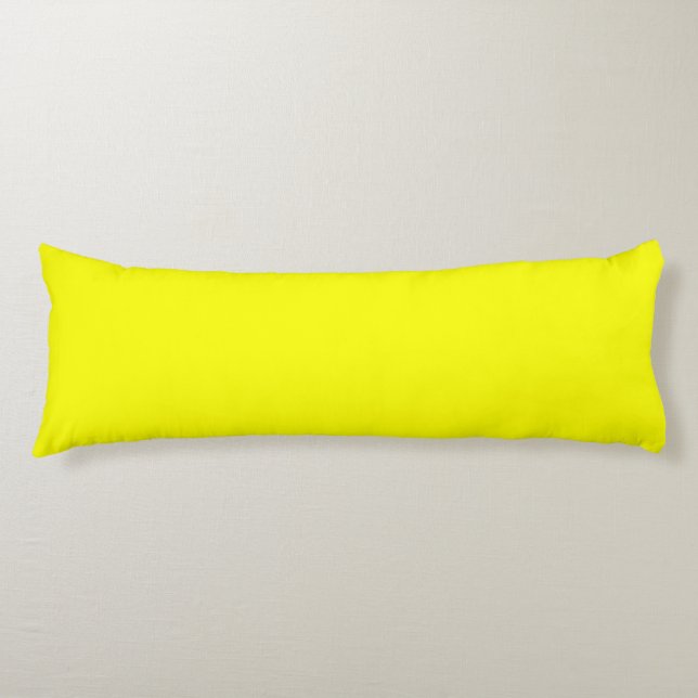 Almohada Amarillo Limón 20" x 54" (Anverso)