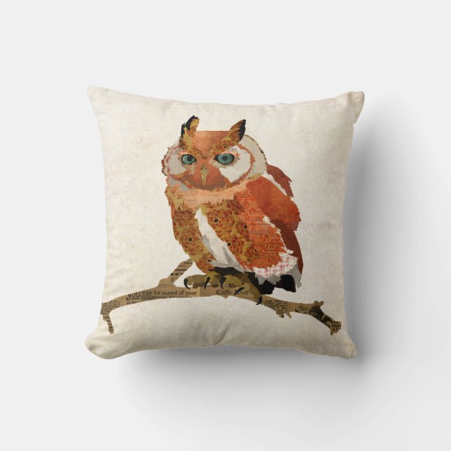 Almohada ambarina de Mojo del búho (Anverso)