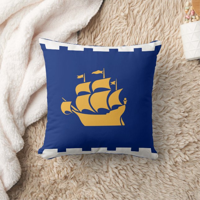 Almohada American MoJo Ciudad de Quebec, Canadá Ba (Manta)