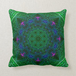 Almohada Amethyst esmeralda de la bóveda del
