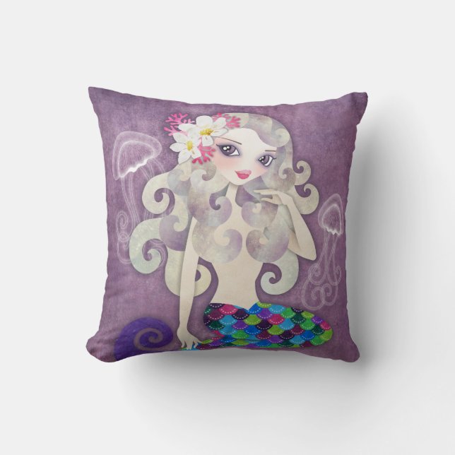 Almohada Amethyste Mermaid American MoJo (Anverso)