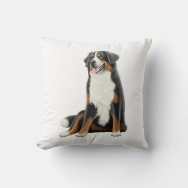 Almohada amistosa del perro de montaña de Bernese (Anverso)