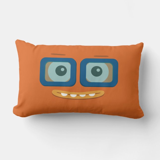 Almohada anaranjada de la banda de la diversión de (Anverso)