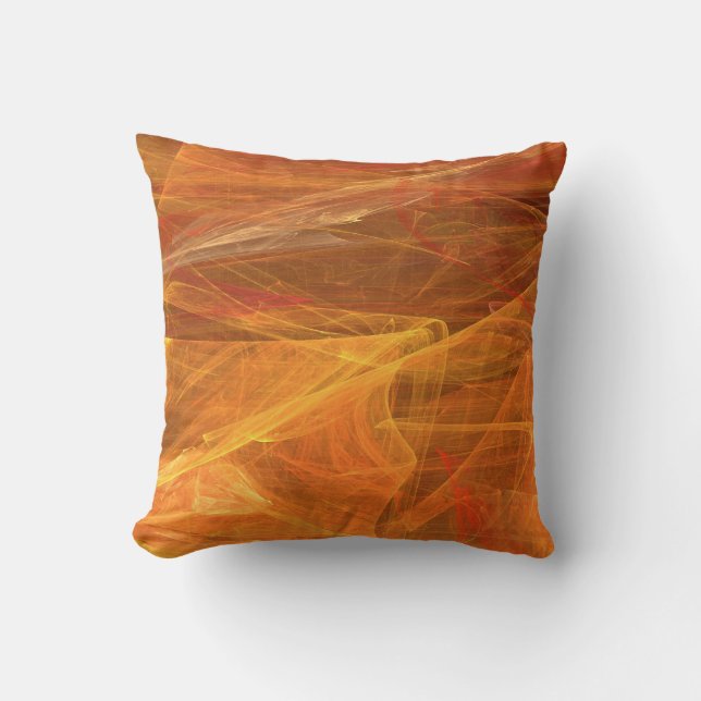Almohada anaranjada texturizada extracto (Anverso)
