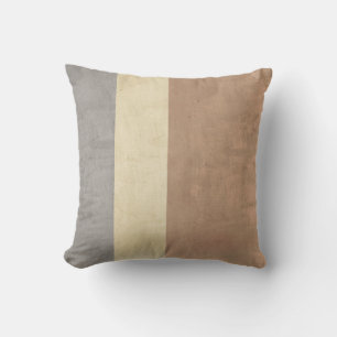 almohada angustiada chic stripes de estilo