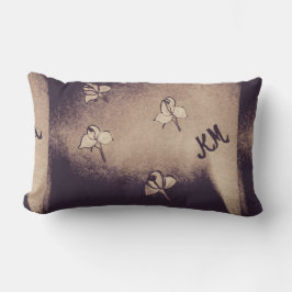 almohada antigua de rosa
