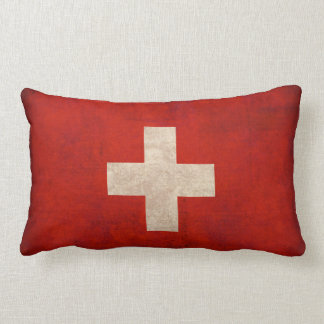 Almohada apenada bandera de Suiza
