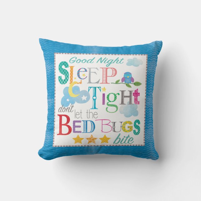 Almohada apretada del sueño de las buenas noches (Anverso)