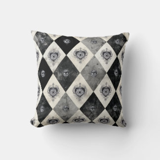 Almohada Arlequín con Ojos que Todo lo Ven