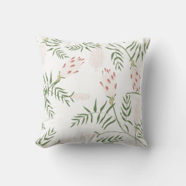 Almohada armoniosa del rango de impresión botánica
