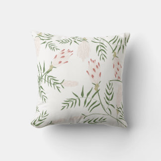 Almohada armoniosa del rango de impresión botánica