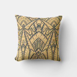 Almohada Arquitectónica Geométrica Art Déco