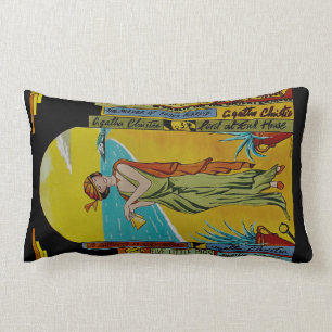 Almohada Art Déco Único Agatha Christie