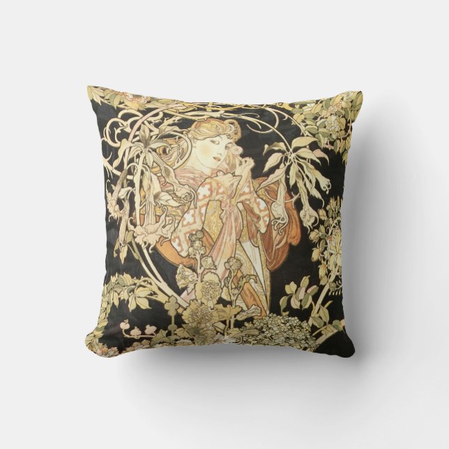 Almohada Art Nouveau (Anverso)