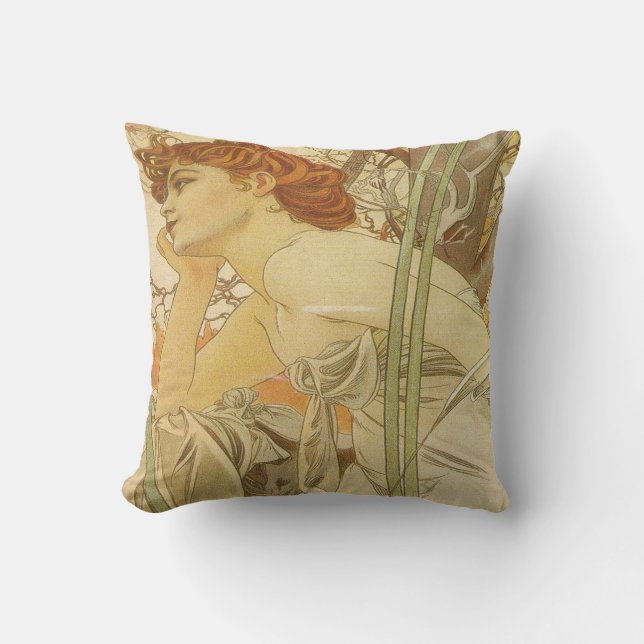 Almohada Art Nouveau (Anverso)