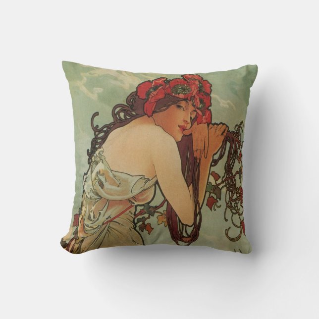 Almohada Art Nouveau (Anverso)
