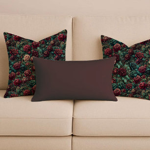 Almohada Art Nouveau Rosa Maximalista Verde Azul