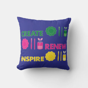 Almohada Artsy Spring Knolling