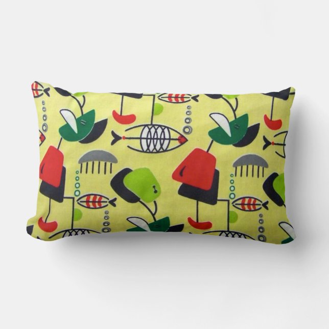 Almohada atómica moderna del Lumbar del diseño de (Anverso)