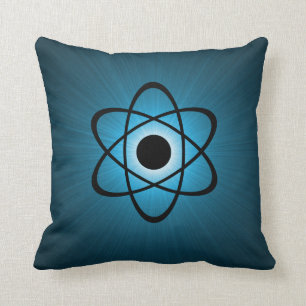 Almohada atómica Nerdy, azul
