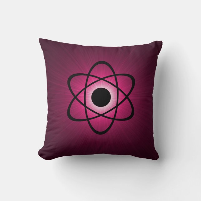 Almohada atómica Nerdy, rosa (Anverso)