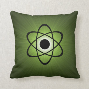 Almohada atómica Nerdy, verde