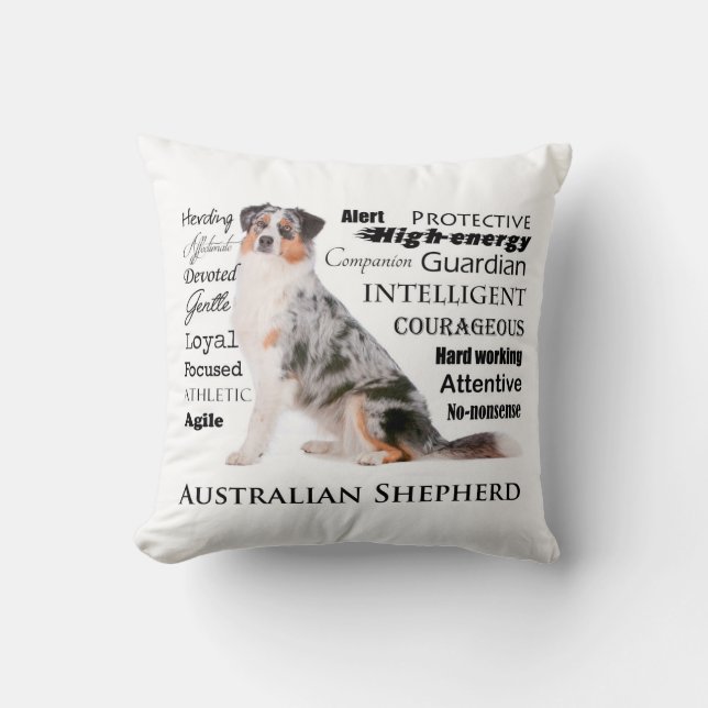 Almohada australiana de los rasgos (Anverso)