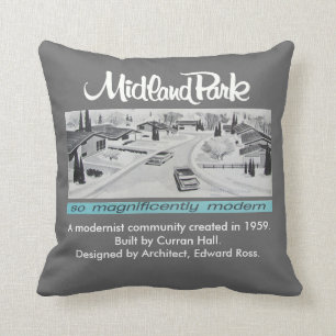 Almohada auténtica moderna de las ilustraciones d
