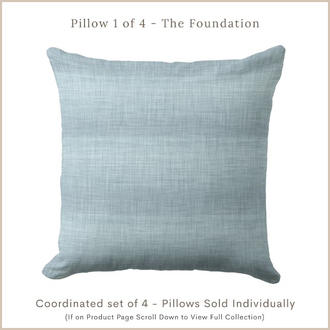 Almohada azul costera para echar (Subido por el creador)